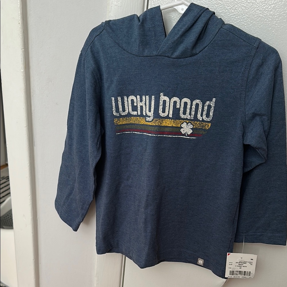 Lucky Brand Blue Sweatshirt Casual Style